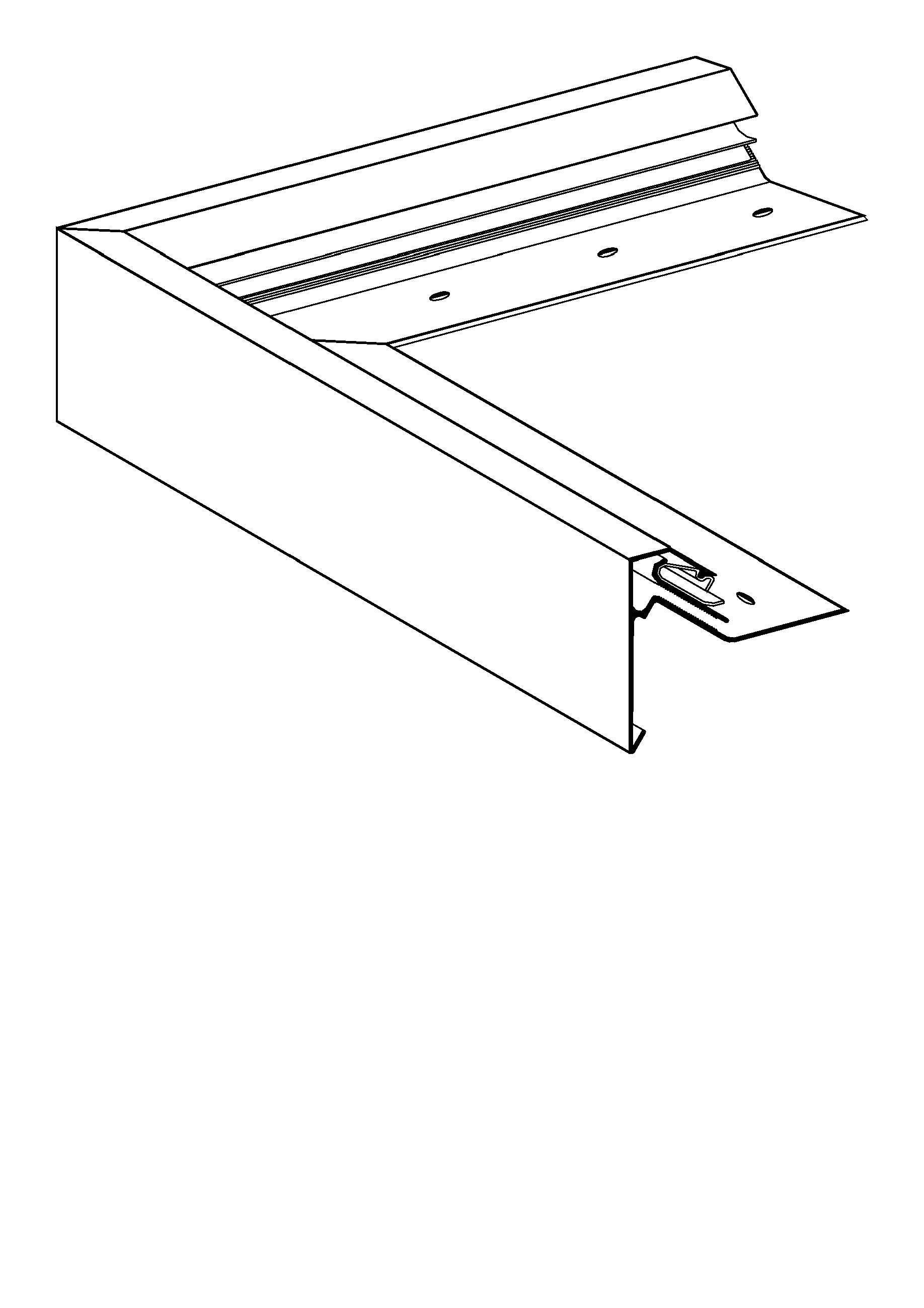 Roval - Angle sortant Roval-77 100x100mm - RAL 9005