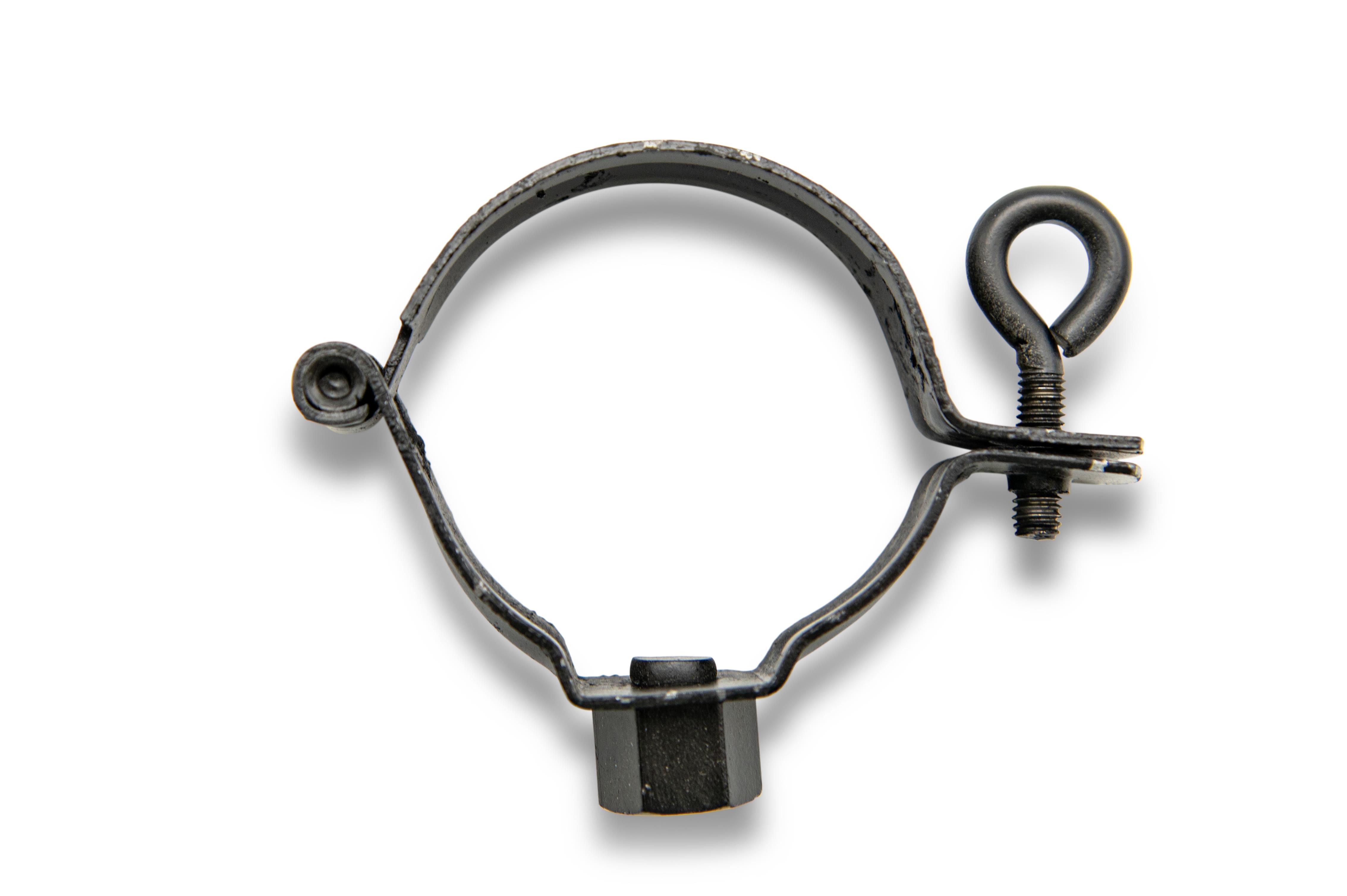 Collier charniere rond 060 à visser M10 Noir