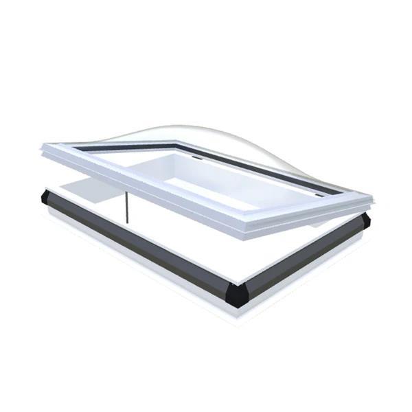 Skylux - IDôme ouvrant + costière PVC 20/00 800x800mm