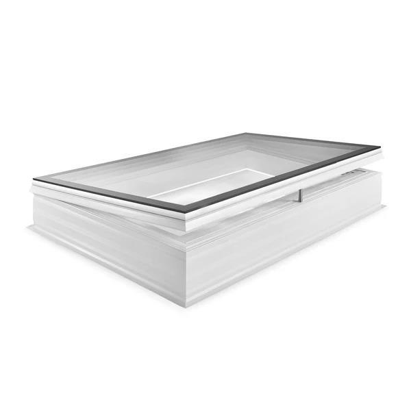 Skylux - Coupole en verre iWindow2 100x150 ouvrante + Cost. PVC 20/00 clair