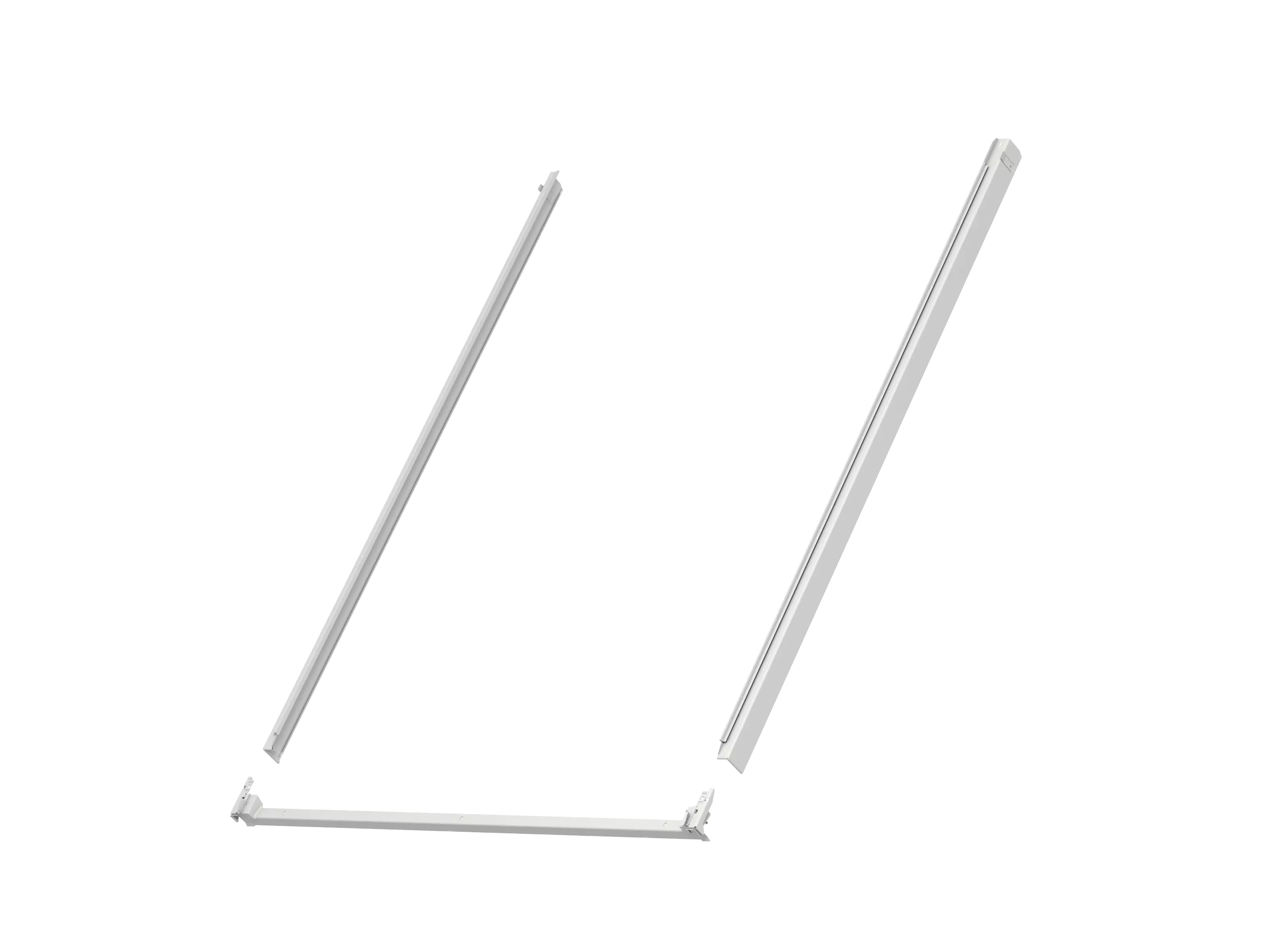 ZWC CK04 0000 - Profilés longs latéraux et traverse basse Al