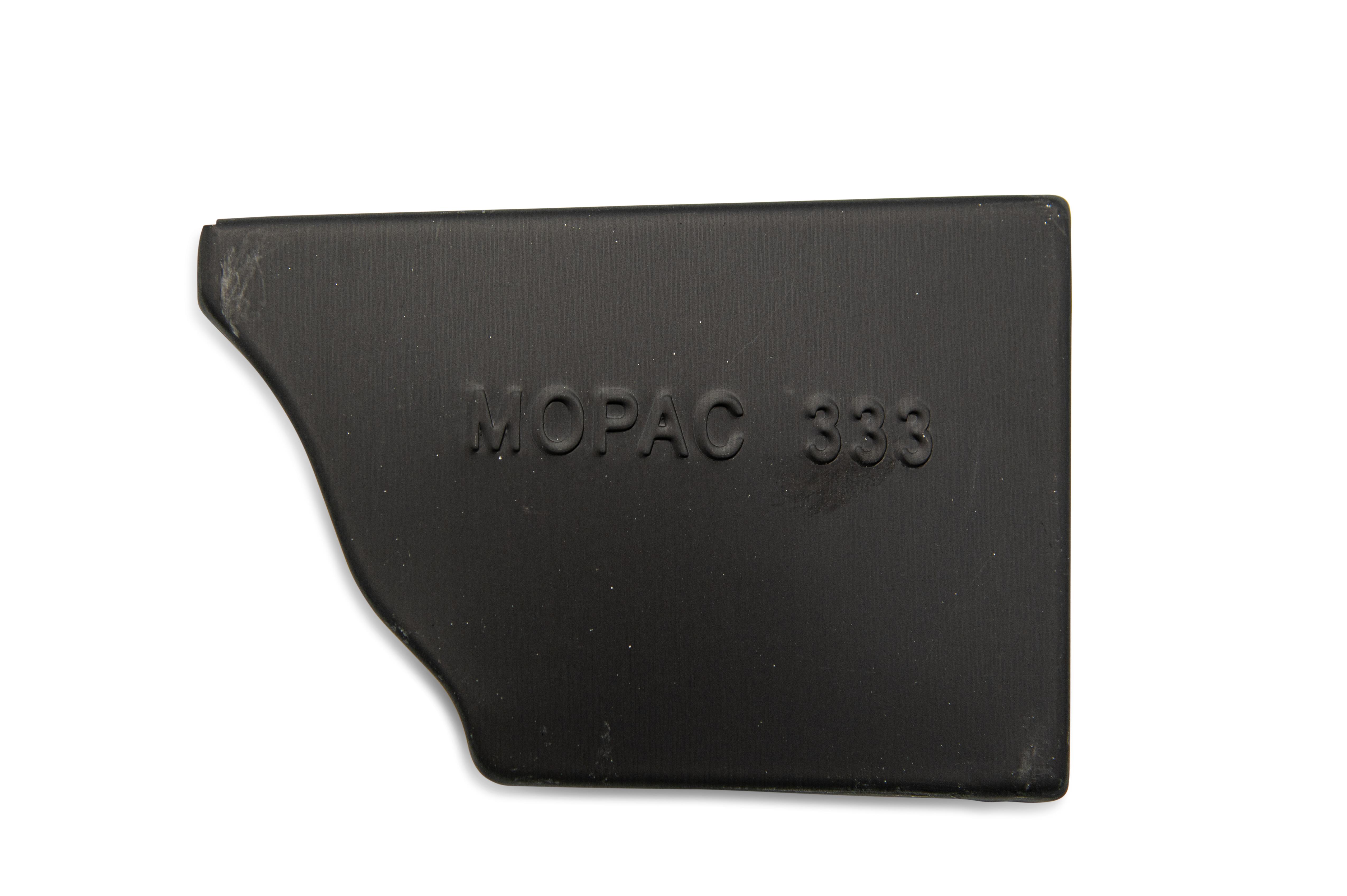 Fermeture mouluree 333 Noir Droite