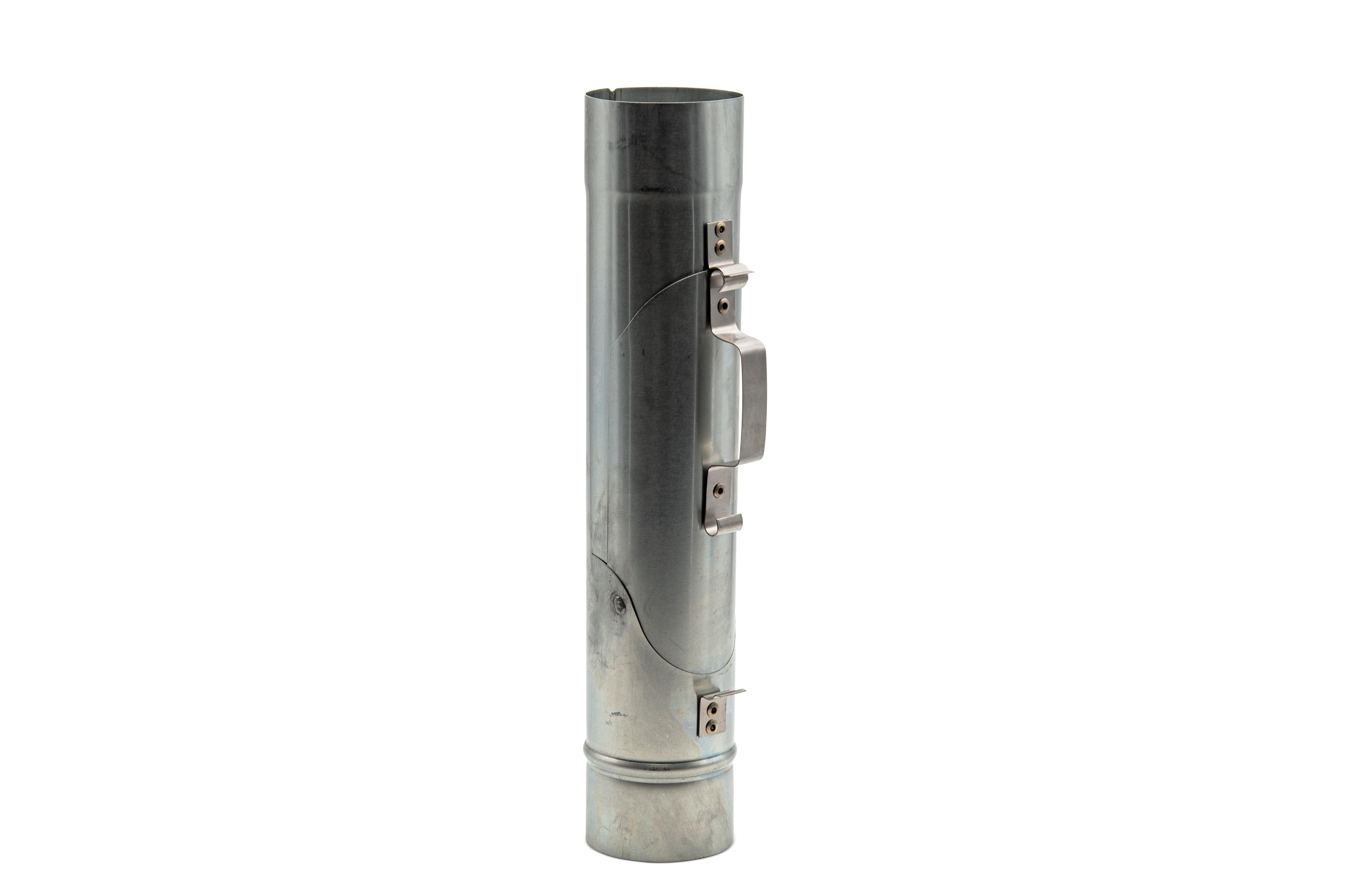 Récupérateur rond 80mm zinc naturel