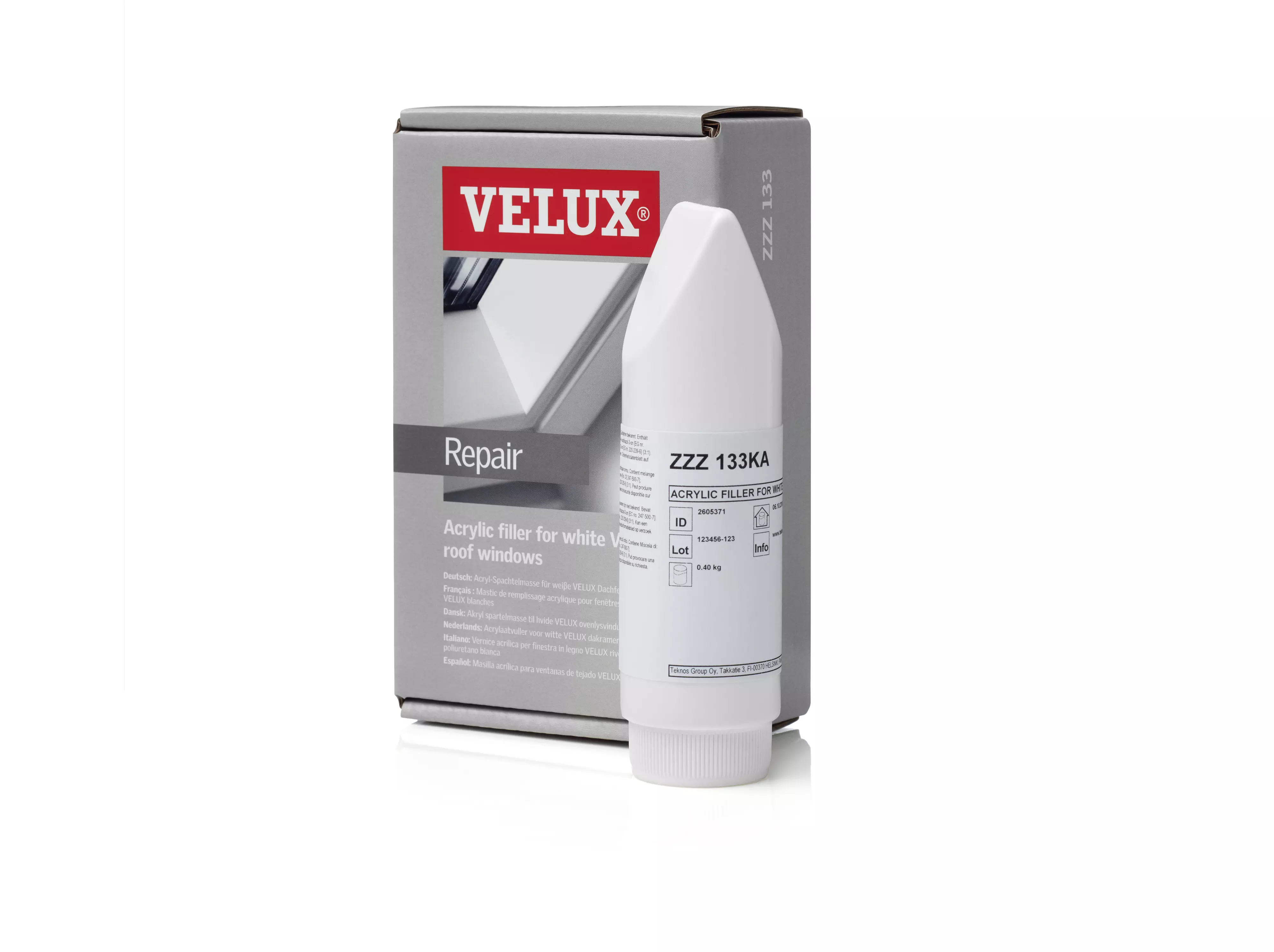ZZZ 133KG - Mastic acrylique pour fdt en bois peint