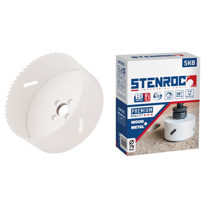 STENROC - Scie cloche BI-Metal SK8 - PREMIUM - 65 mm