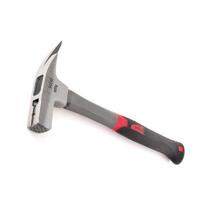 SOLID - Marteau de charpentier 600 gr, 1 pointe avec aîmant et manche en fibre