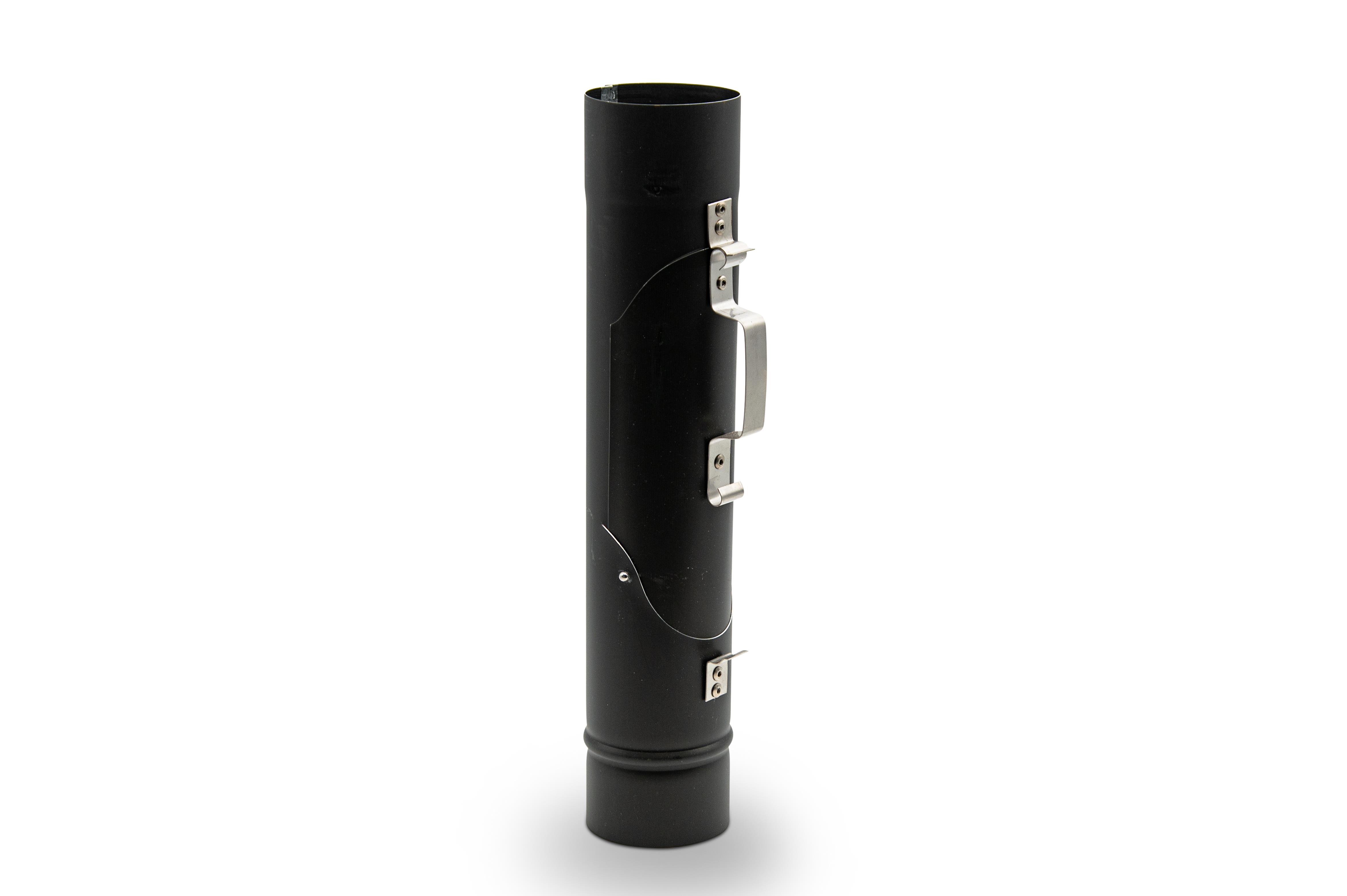 Récupérateur rond 80mm zinc noir