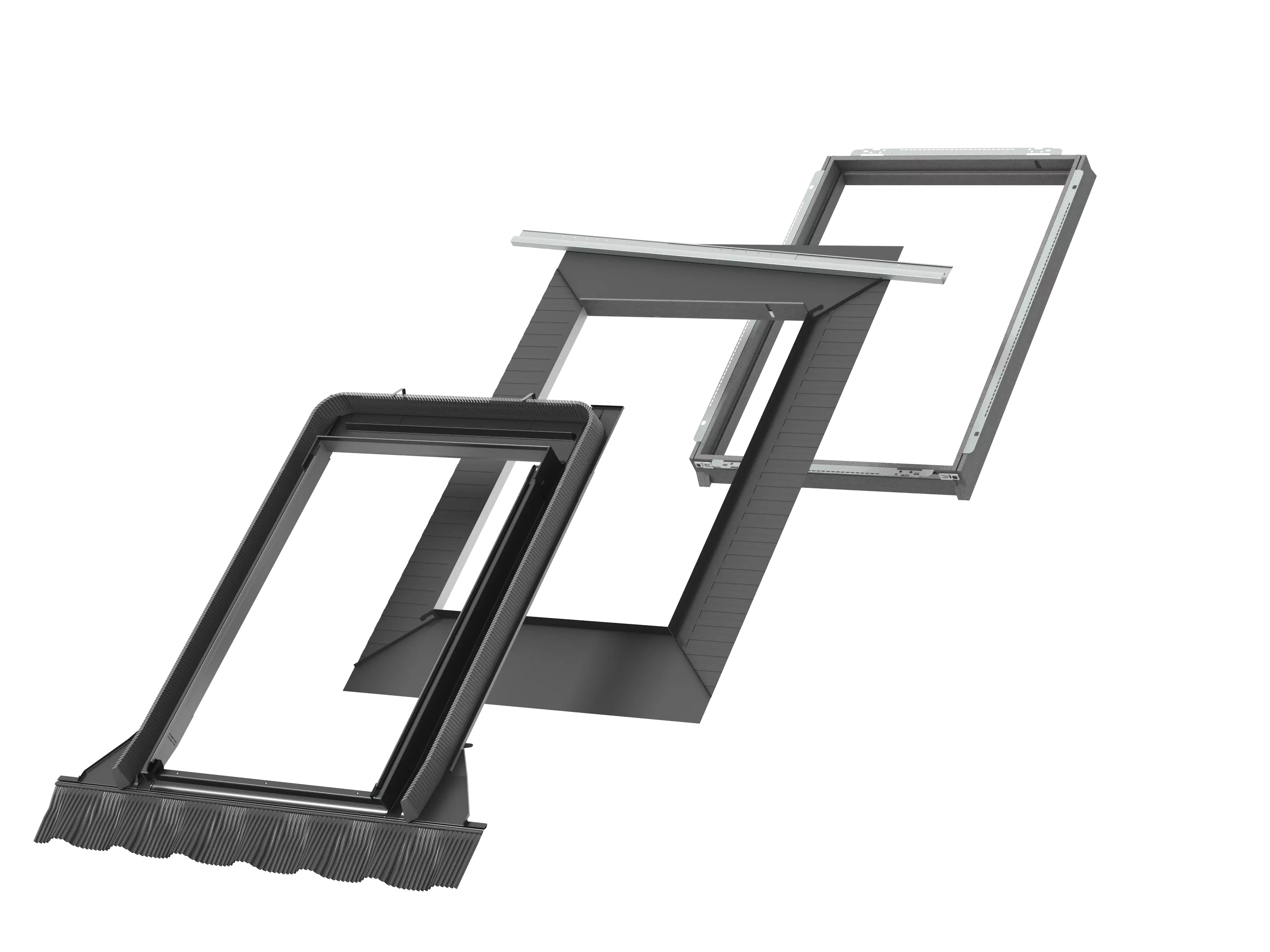 EDW UK06 2000 - Raccord couverture ondulée avec cadre isolant