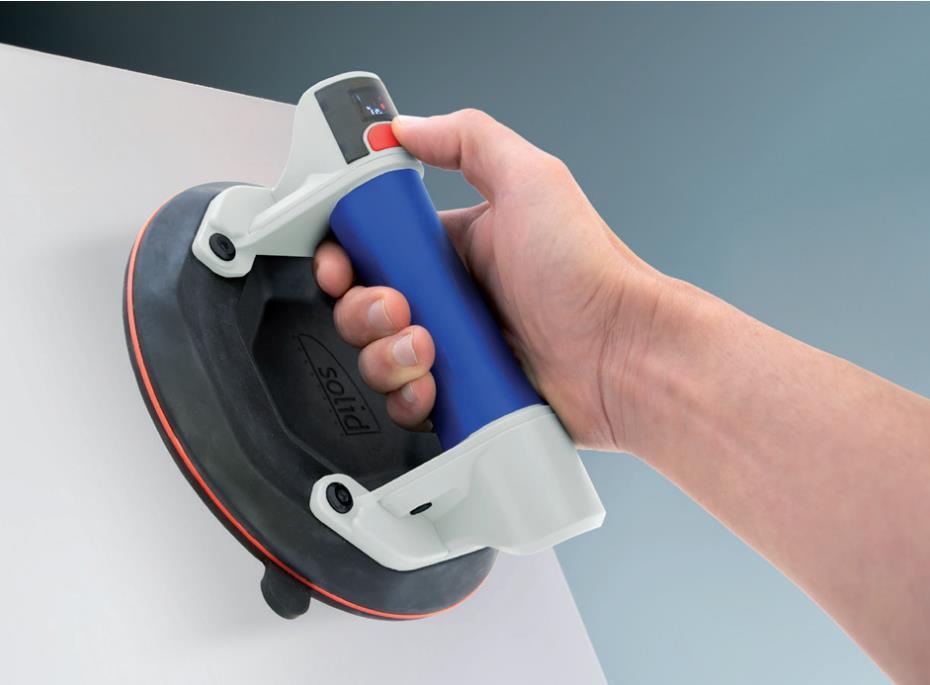 SOLID - Ventouse électroportative DIGI-150 - Cap. max. 150 kg.
