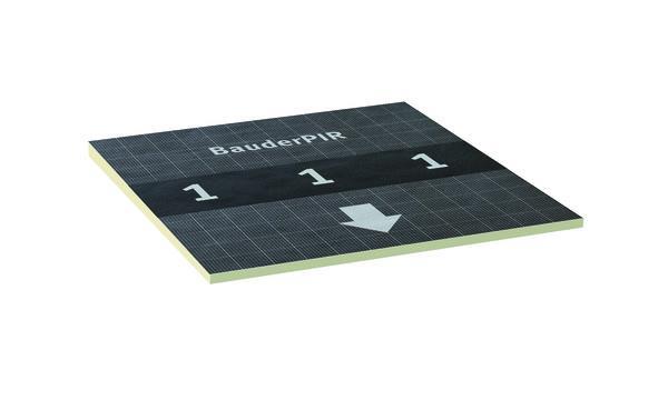 Bauder - BauderPIR FA G16 (pente 1,6%) 090-110mm 1200x1200 - 4
