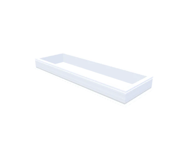 Skylux - Costière PVC 20/00 EPB avec pied 0600x2000mm