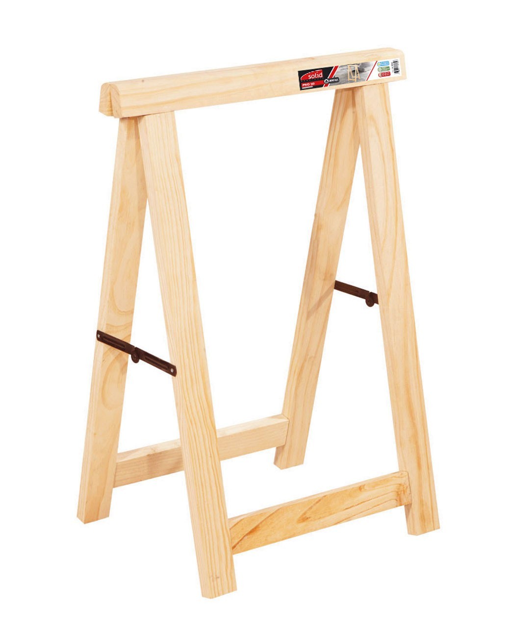 SOLID - Tréteau PRO 50 h=75cm x b=53cm (max400kg par set de 2)