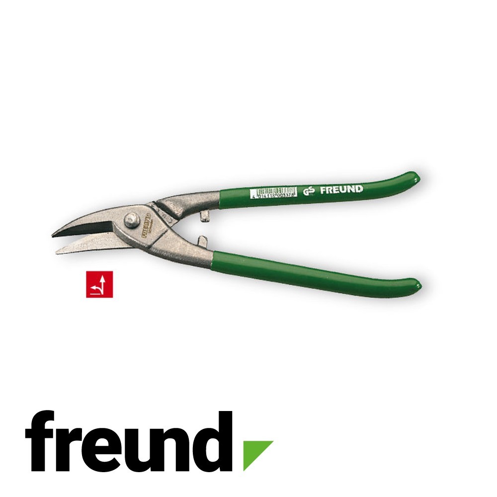 FREUND - Cisaille coupe-trous poignées isolées - à gauche - 250mm