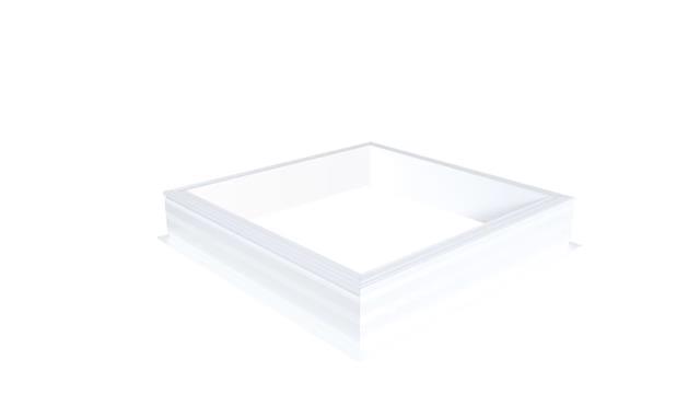 Skylux - Costière PVC 20/00 EPB avec pied 0600x0600mm