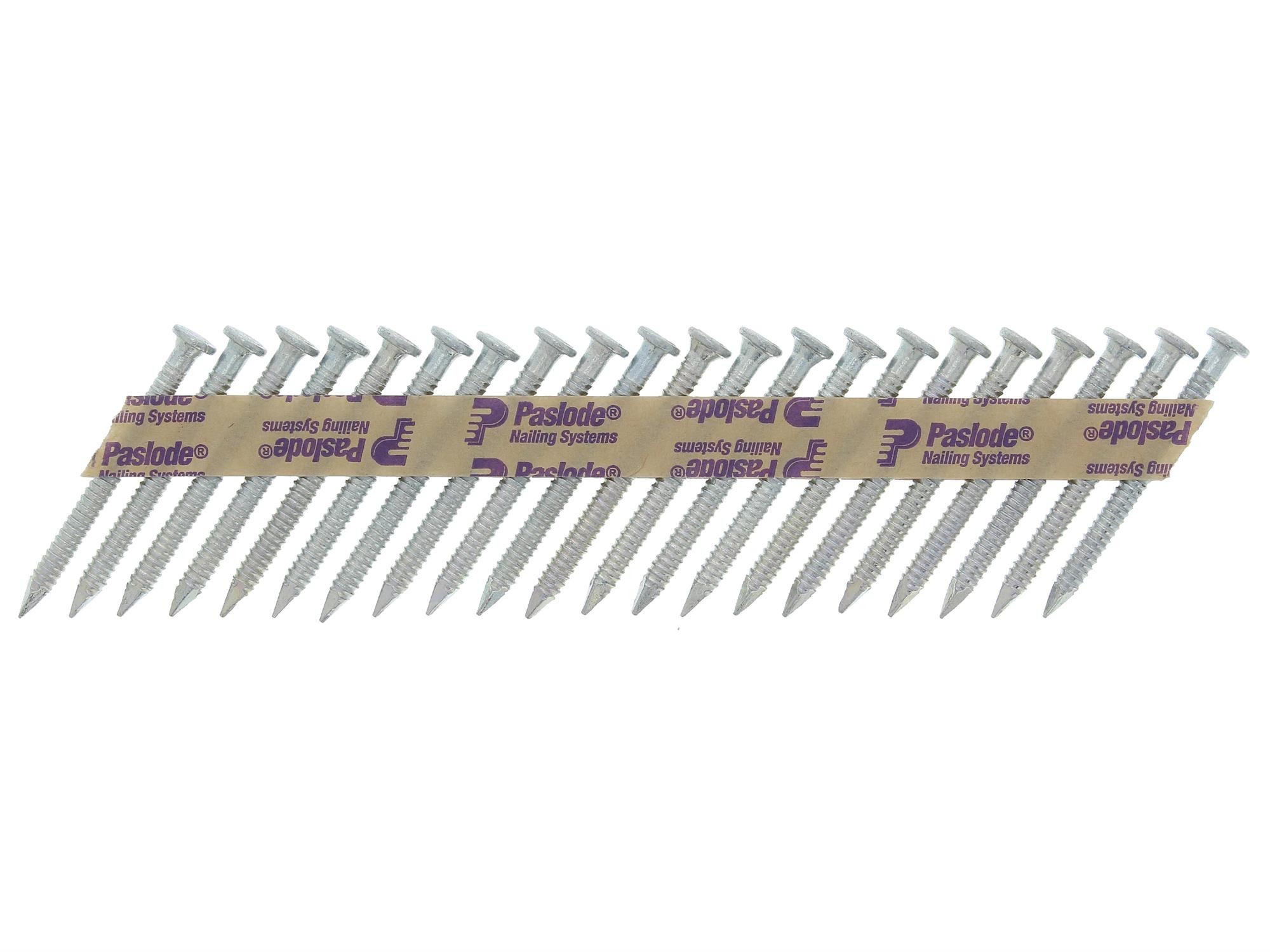 PASLODE - Clou sur bande 4x35mm Cranté 12µM + gaz (1250pcs/b)