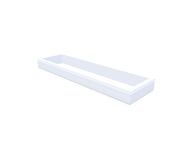 Skylux - Costière PVC 20/00 EPB avec pied 0500x2000mm