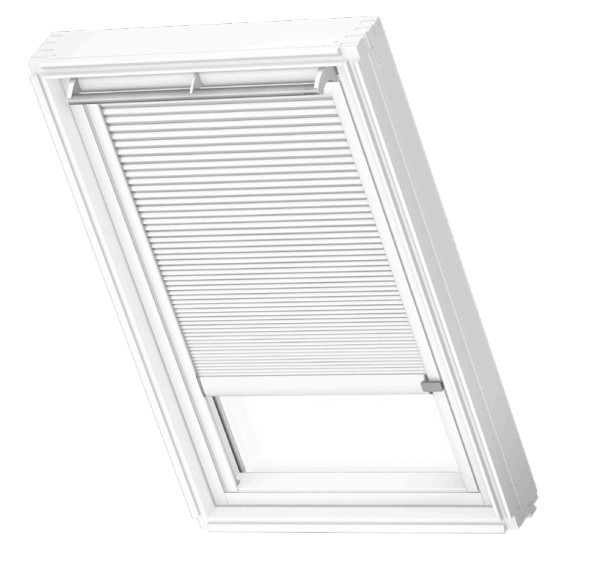 FSC MK04 1045KWL - Store plissé occul. à énergie solaire, WL Blanc