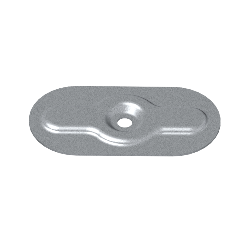 Eurofast - Plaquettes plates de répartition 80x40x1mm trou 9mm