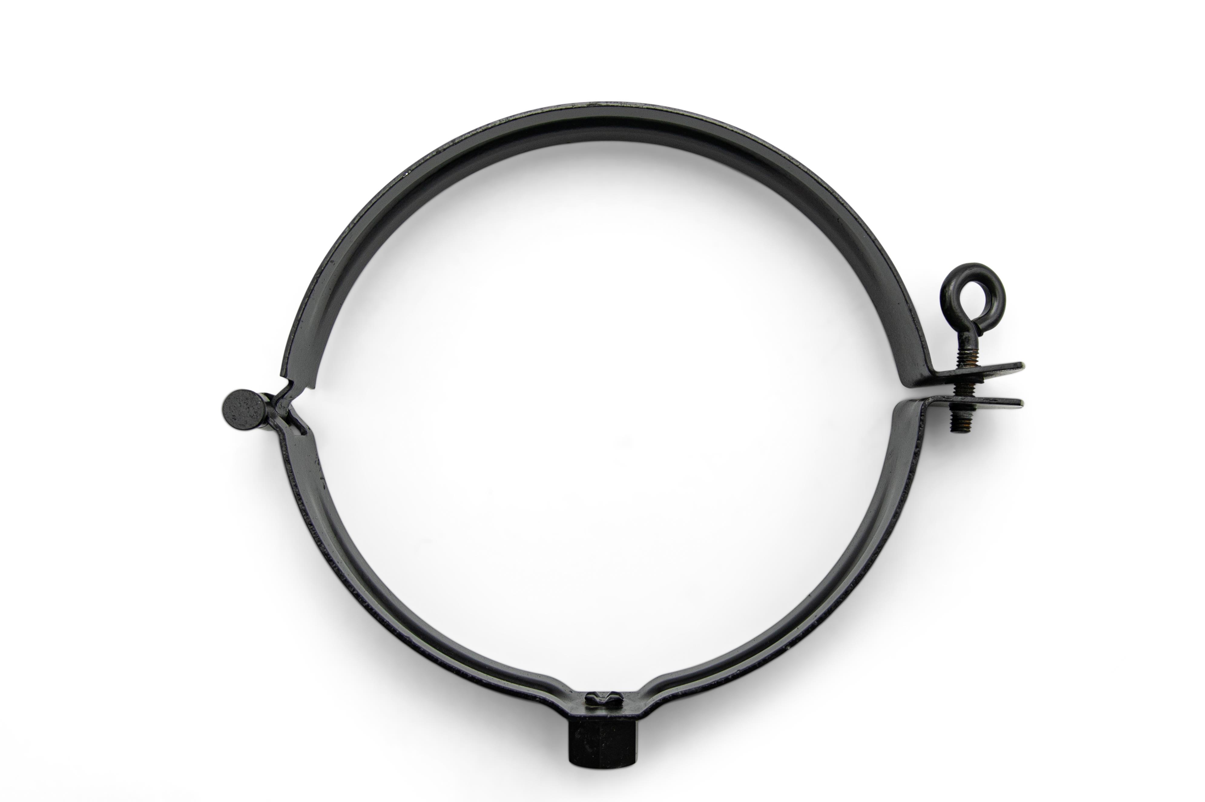 Collier charniere rond 150 à visser M10 Noir