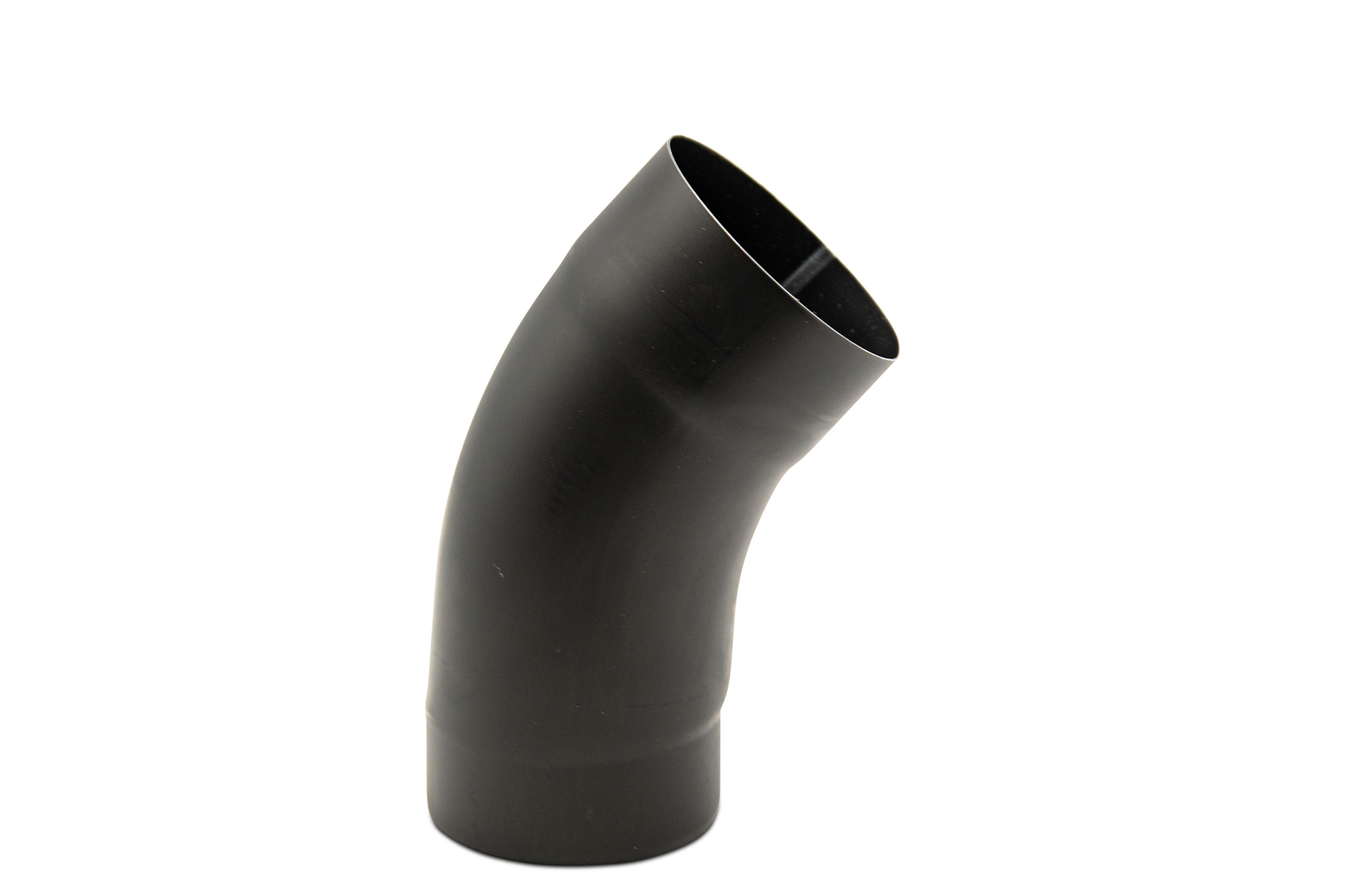 Coude rond 100 40° Zinc Noir