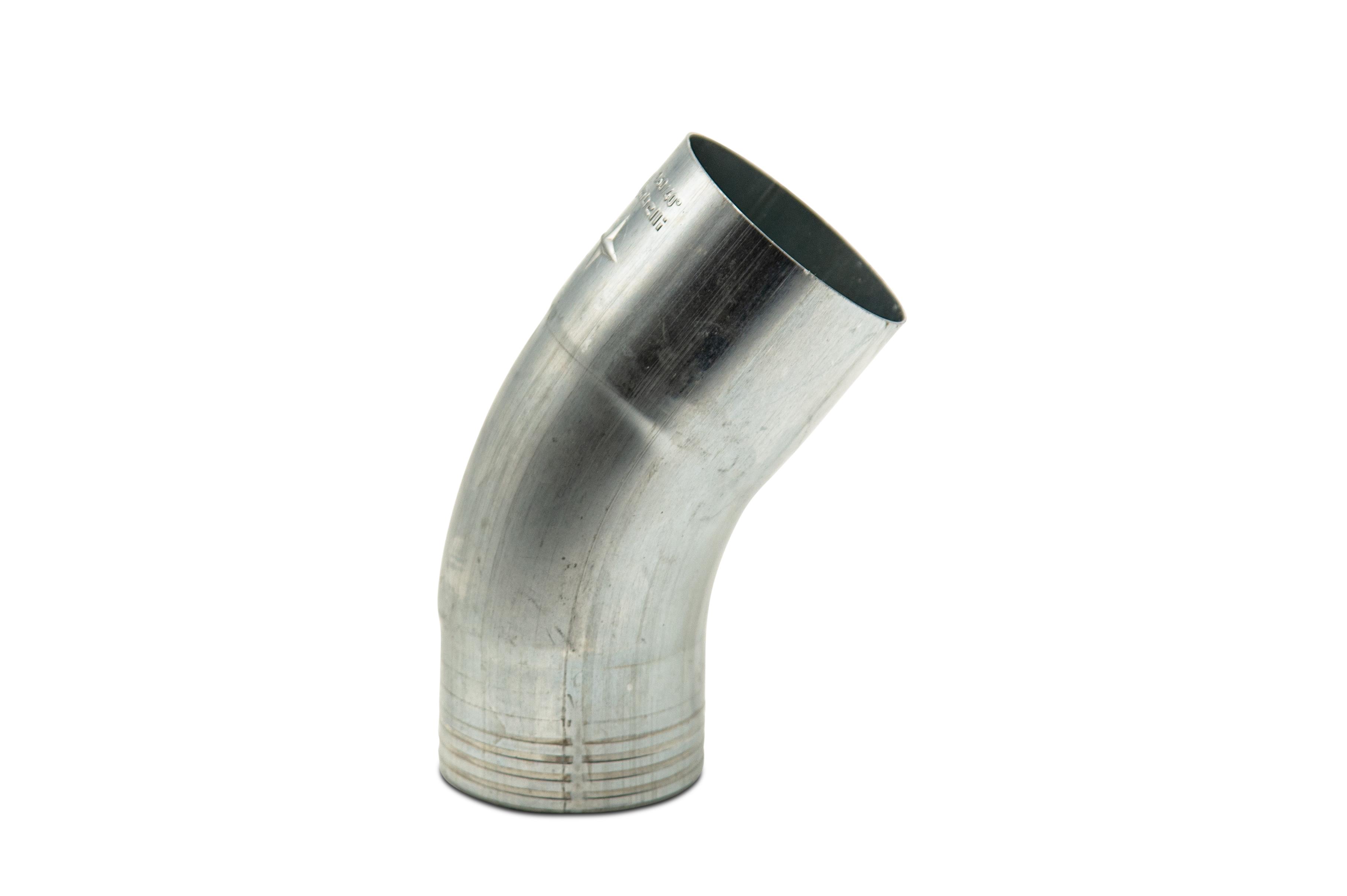 Coude rond 060 40° Zinc Naturel