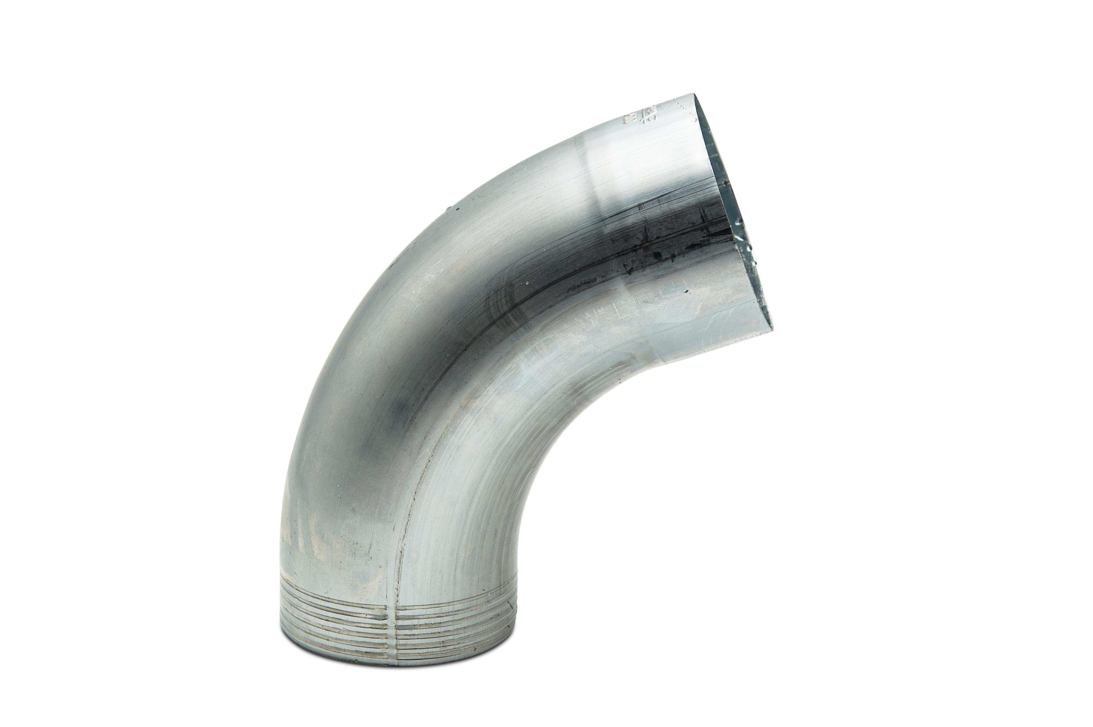 Coude rond 100 72° Zinc Naturel