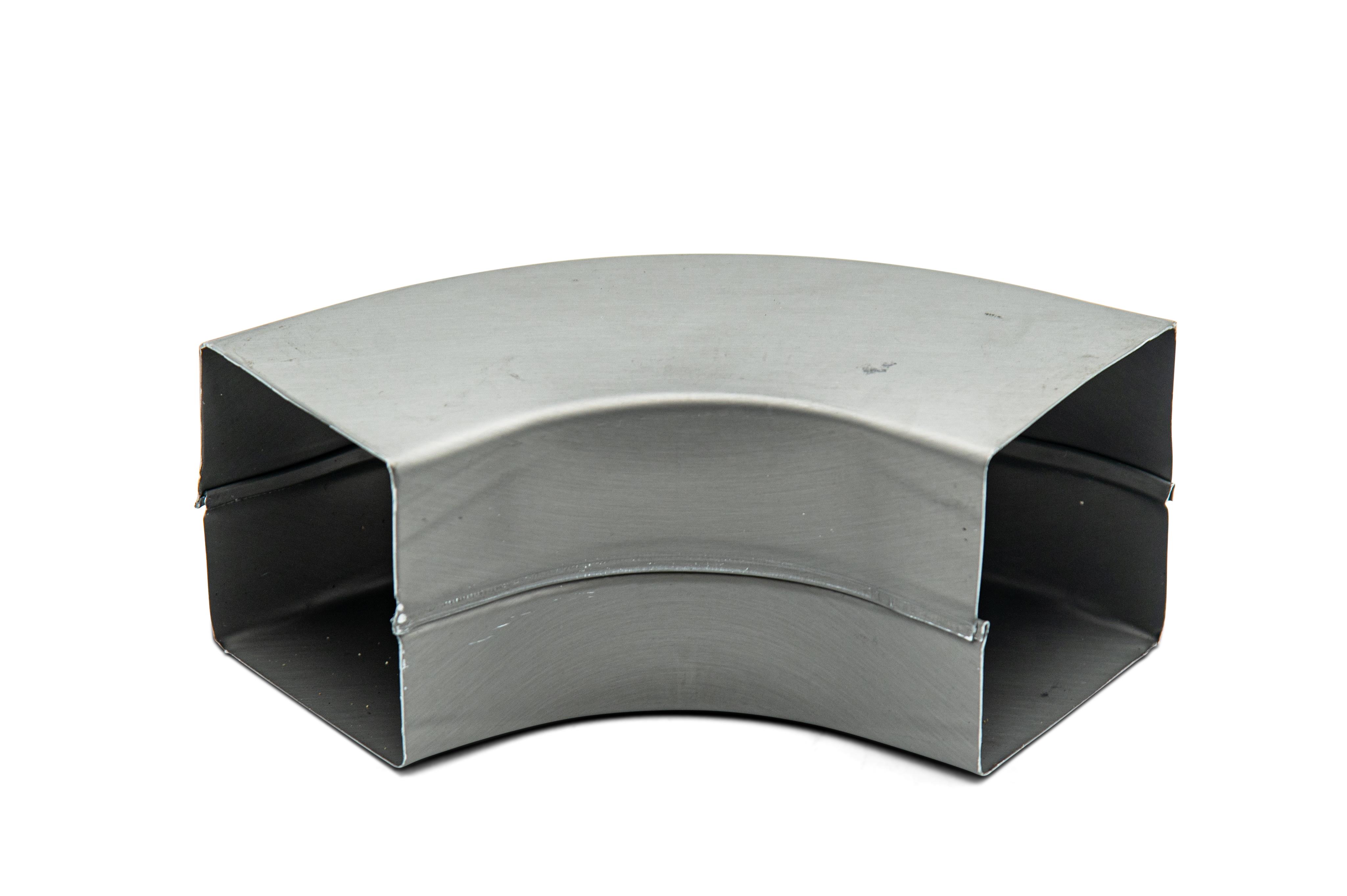 Coude carré 080/080 72° Zinc Nova