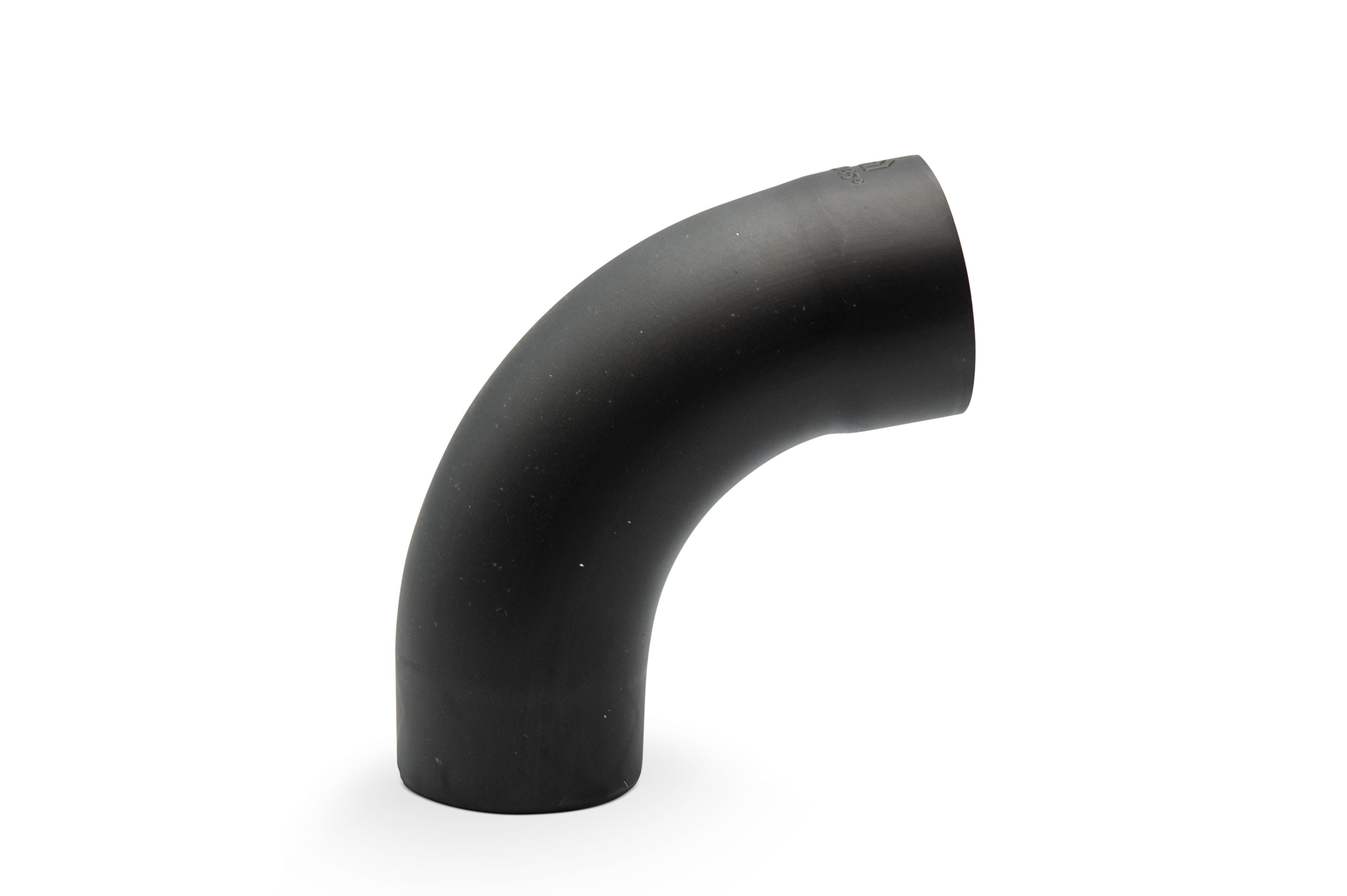 Coude rond 080 85° Zinc Noir