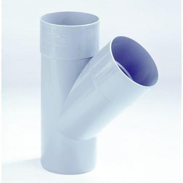 T en PVC diam 080 45°